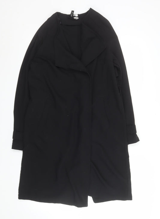 Divided Women Black Size 8 Shift Knee Length Workwear Dress
