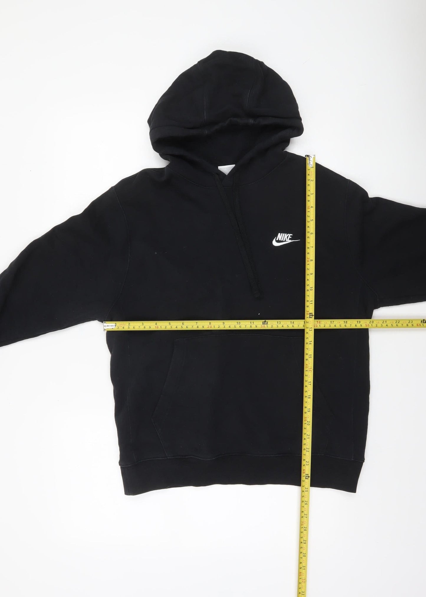 Nike Men's Black Pullover Hoodie Small Regular Fit Fleece Sportswear