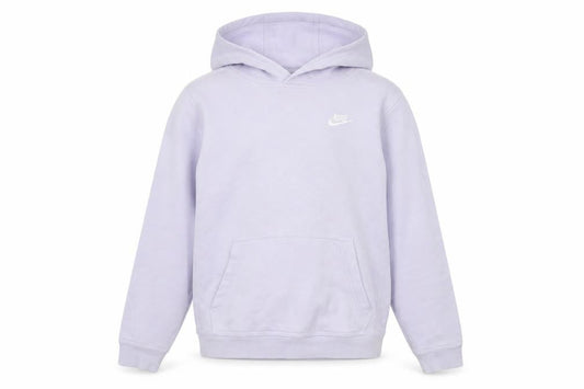 Nike Girls Purple Pullover Hoodie 13-14 Years Logo Fleece Sweatshirt