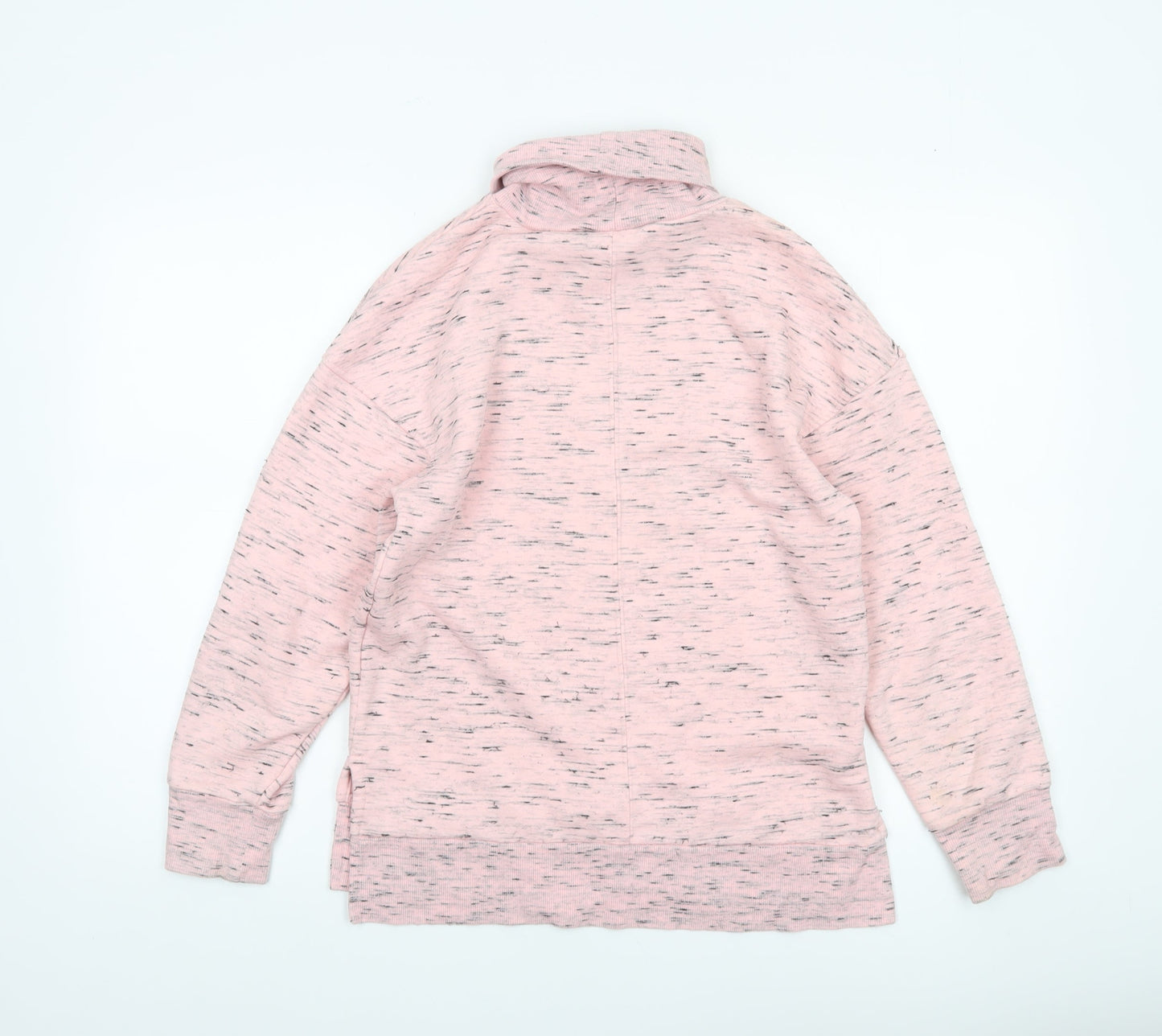 Marks and Spencer Women Pink Mix Cowl Neck Pullover Sweatshirt Size 8