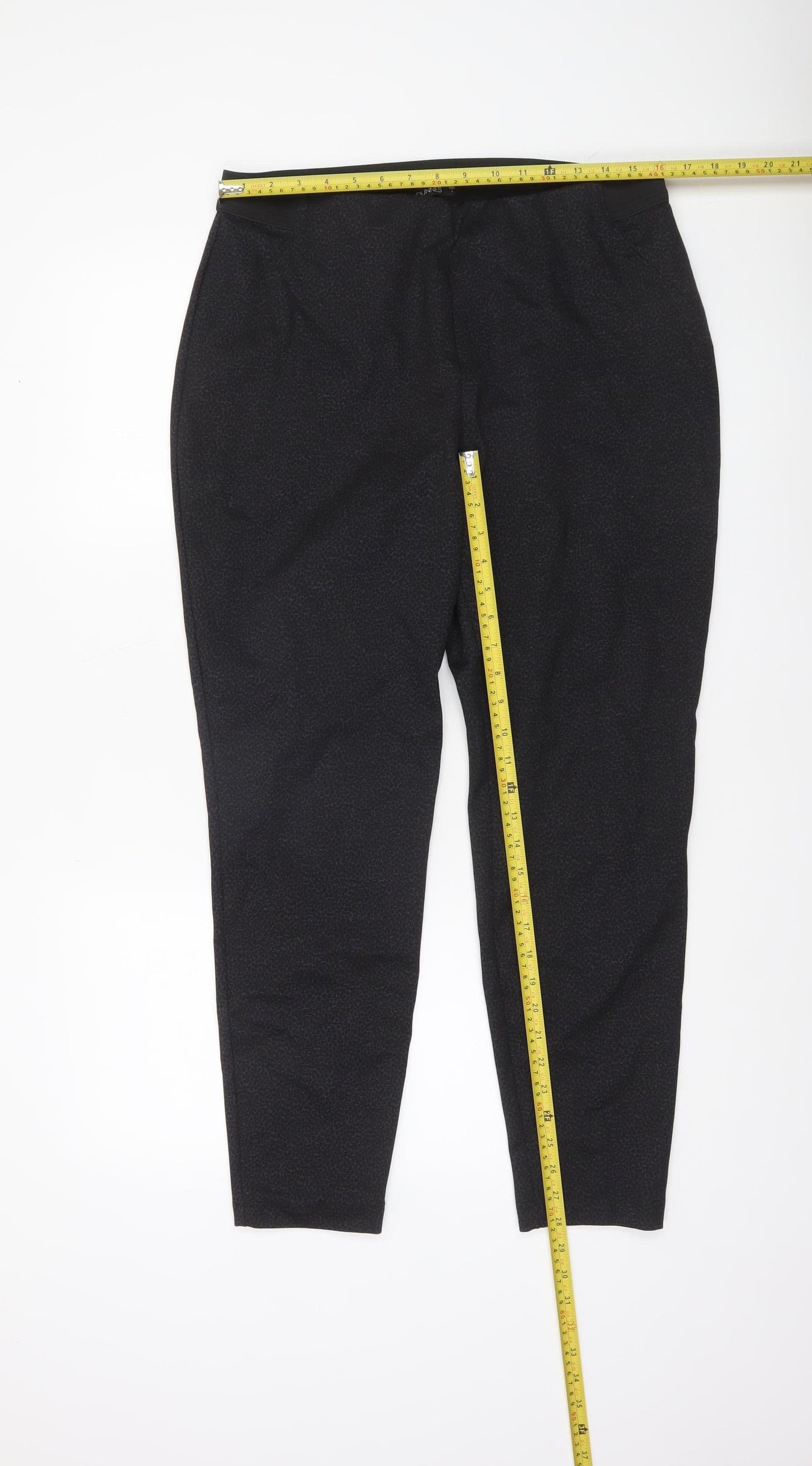 Dunnes Women Charcoal Grey Slim Fit Stretch Leggings L