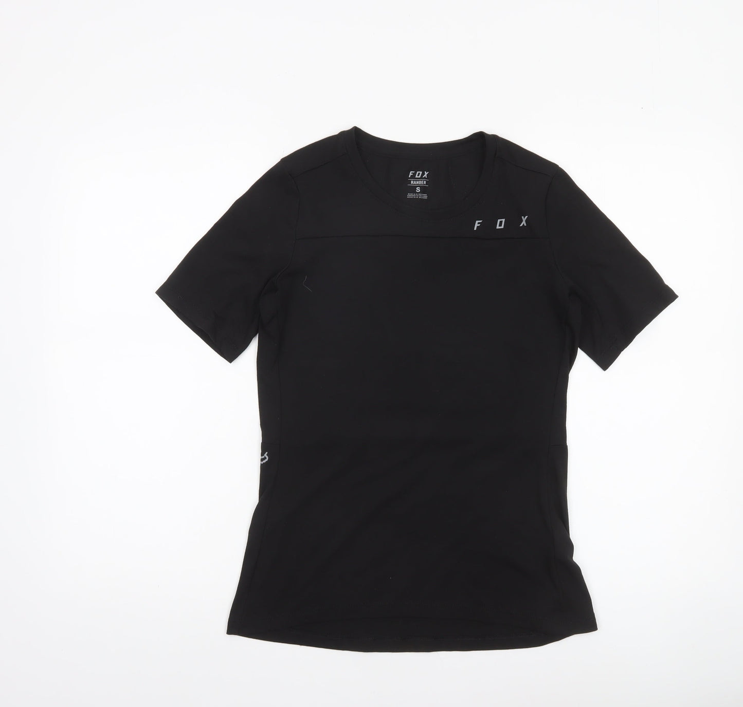 Fox Women’s Black Ranger Short Sleeve Jersey T-Shirt S