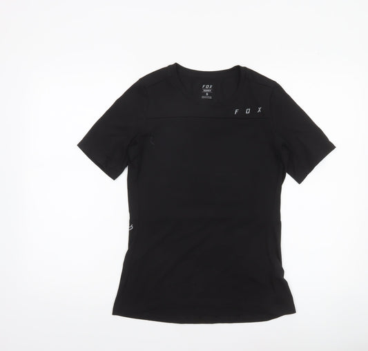 Fox Women’s Black Ranger Short Sleeve Jersey T-Shirt S