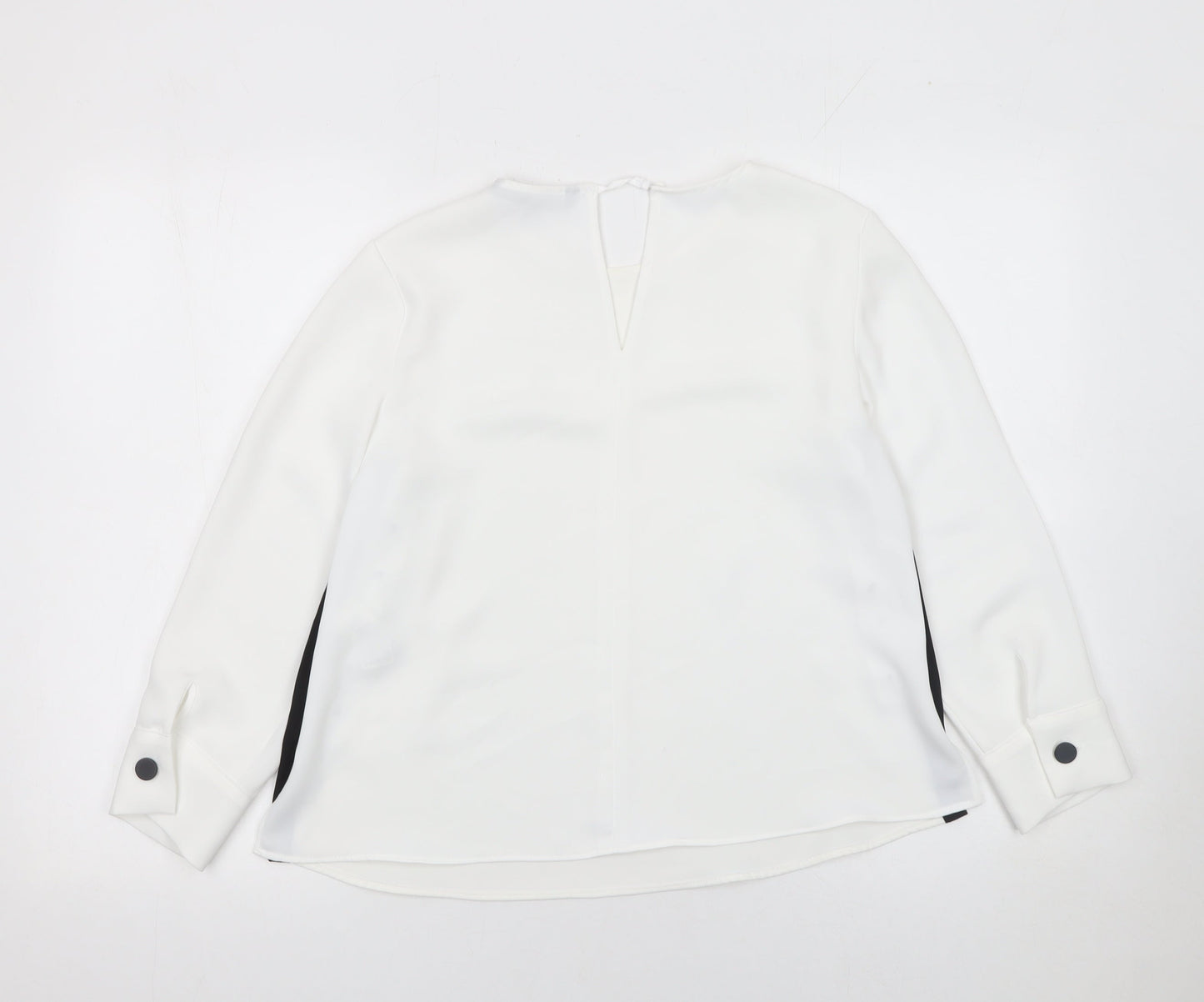 Zara Basic Women’s White Long Sleeve Button Blouse XS