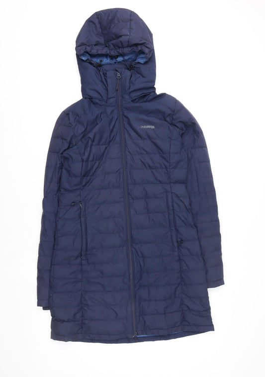 Ayacucho Unisex Blue S Puffer Jacket Lightweight Down Hooded Outdoor Coat