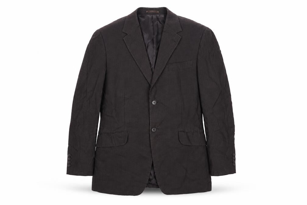 Next Men’s Brown Wool Blazer 42in Classic Fit Single-Breasted Jacket