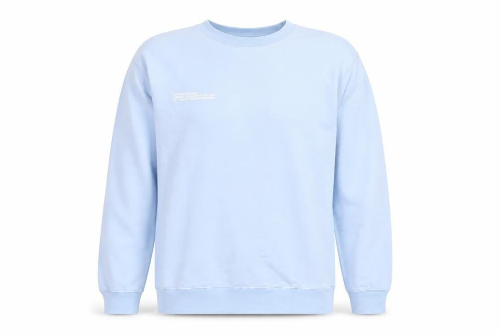 Boohoo Women’s Light Blue Crew Neck Pullover Sweatshirt Size S
