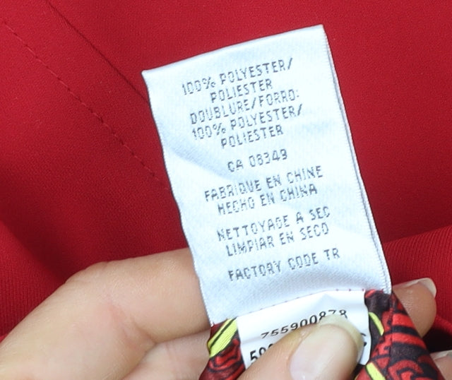 Jones New York Suit Red Women's Size 10 Single-Breasted Blazer