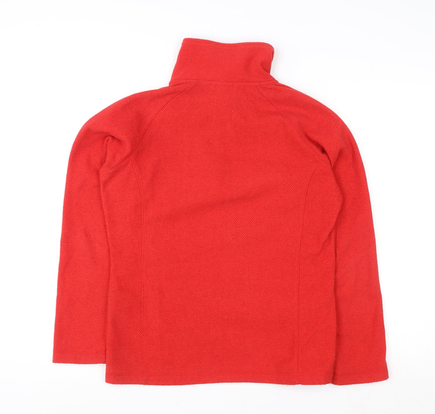 Craghoppers Men's Red Half Zip Fleece Sweatshirt Size 10 Regular Fit