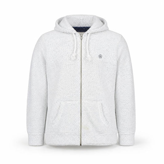 FatFace Women Grey Knit Zip Hoodie Jacket Size S Hooded Casual