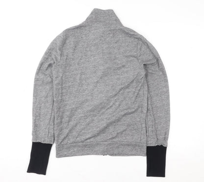 ONLY Mens PLAY Grey Basic Full Zip Lightweight Sports Jacket Size S