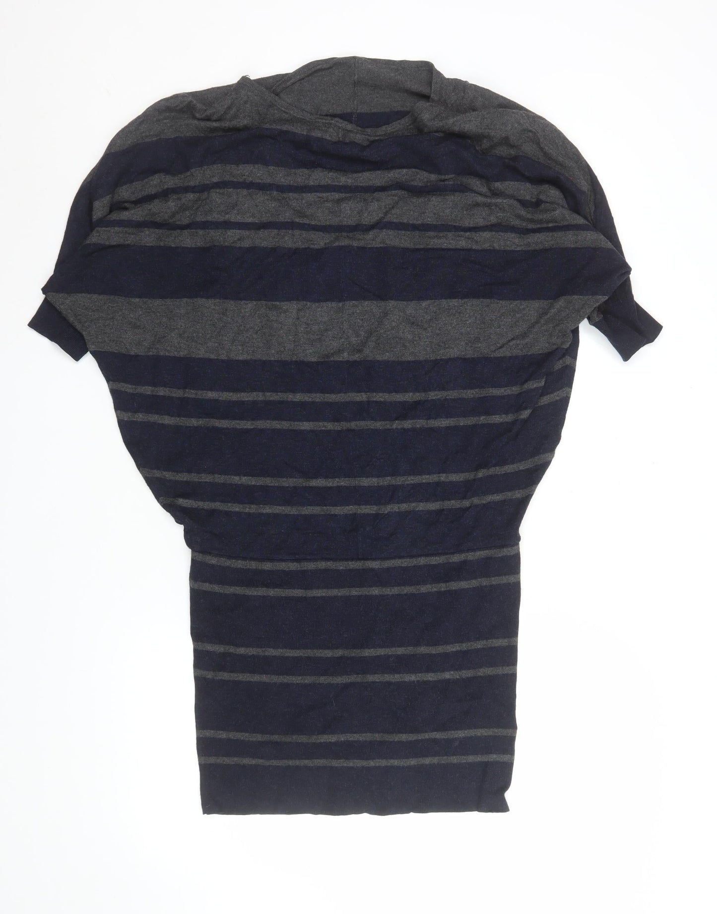 Phase Eight Women’s Blue Striped Bodycon Knit Dress Size 8