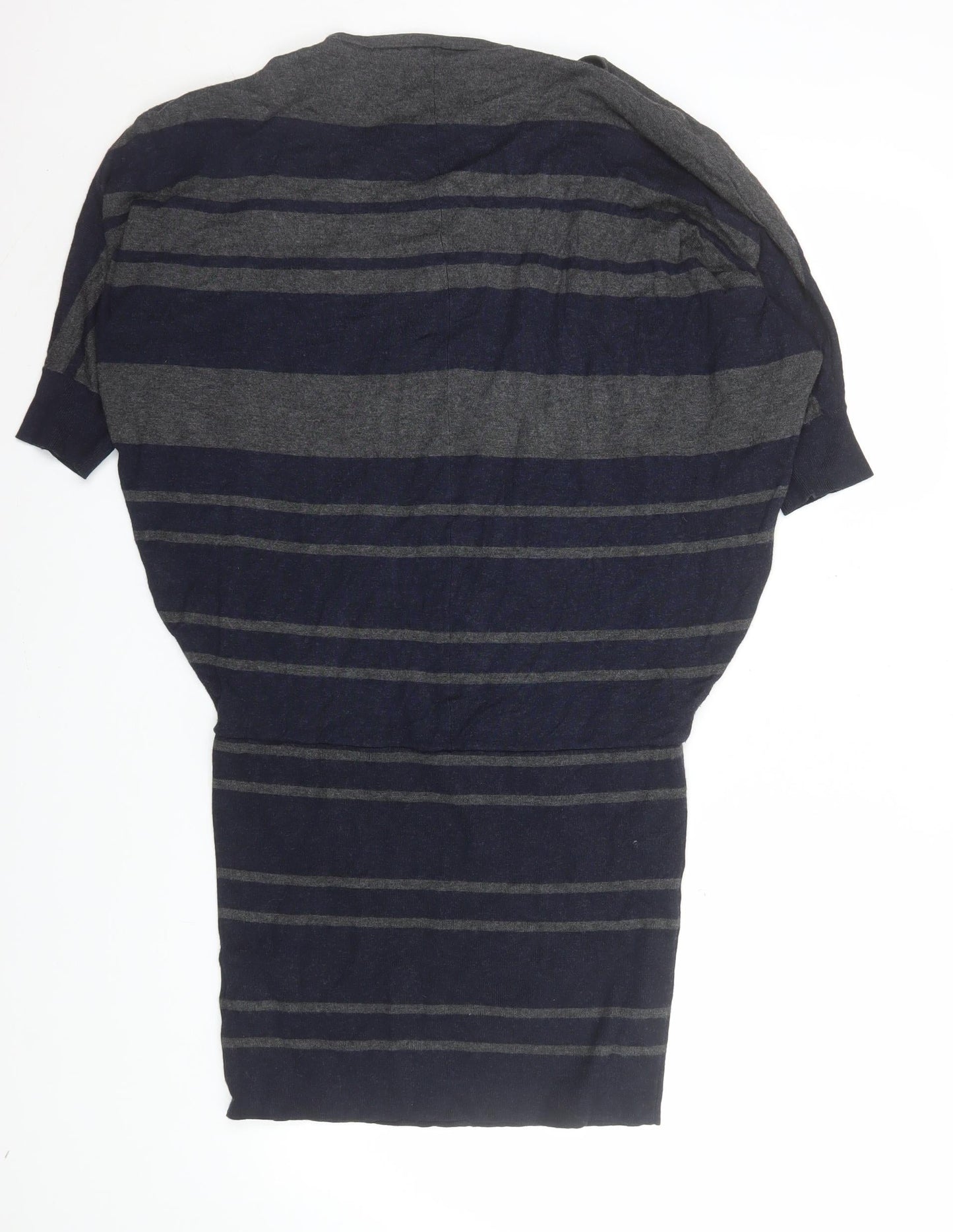 Phase Eight Women’s Blue Striped Bodycon Knit Dress Size 8