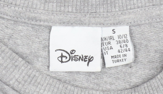 Disney Women’s Grey Eeyore Long Sleeve Crew Neck T-Shirt S