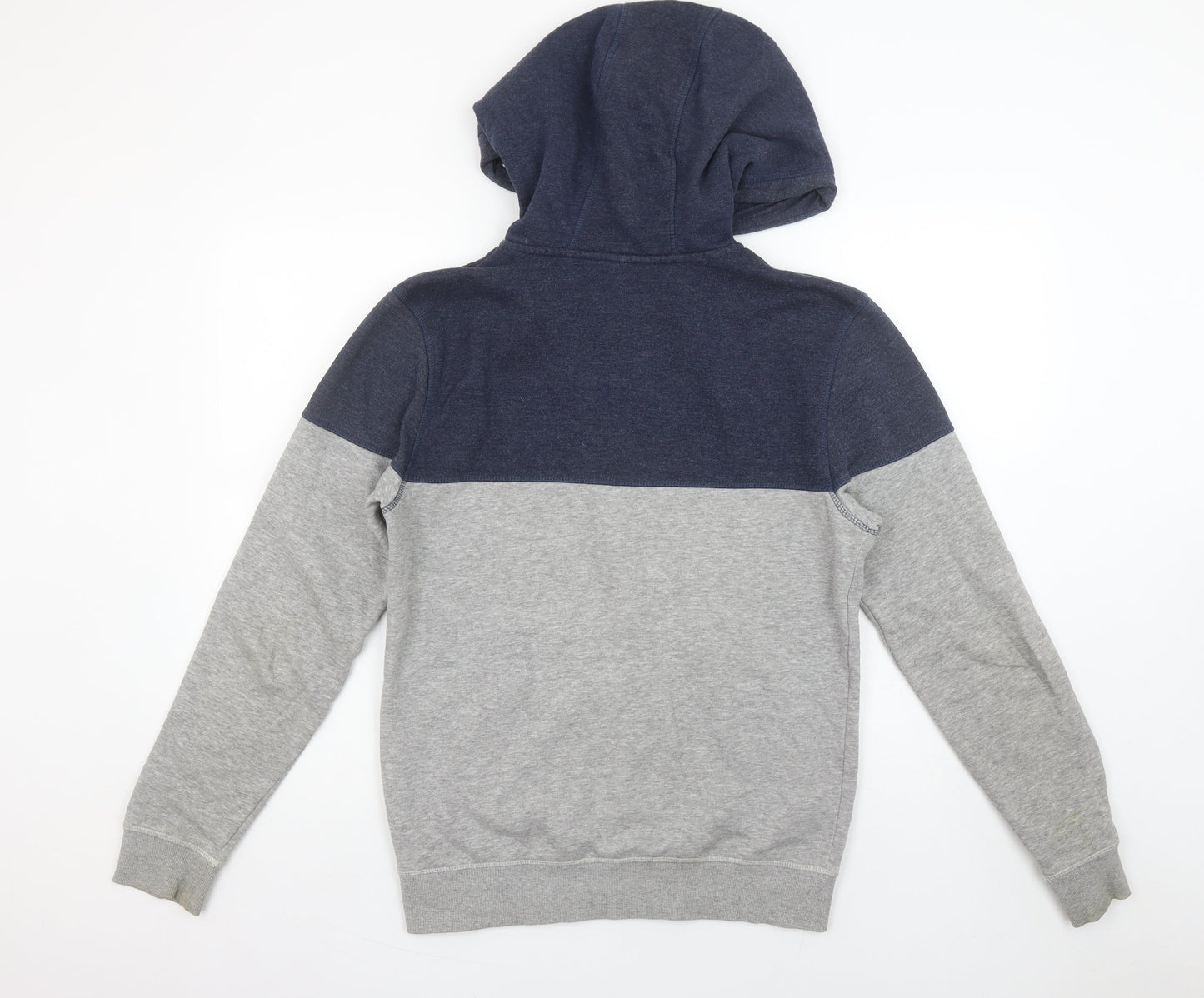 H&M Divided Men's Grey Blue Full Zip Hoodie Size S