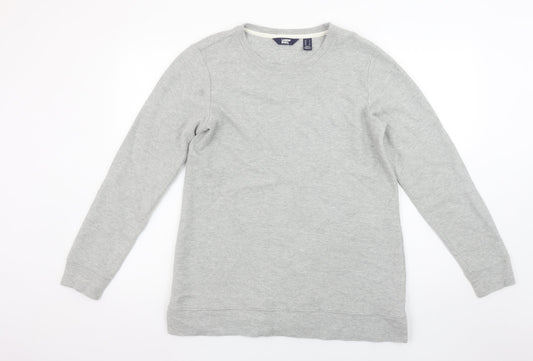 Lands' End Men's Grey Small Pullover Crew Neck Sweatshirt