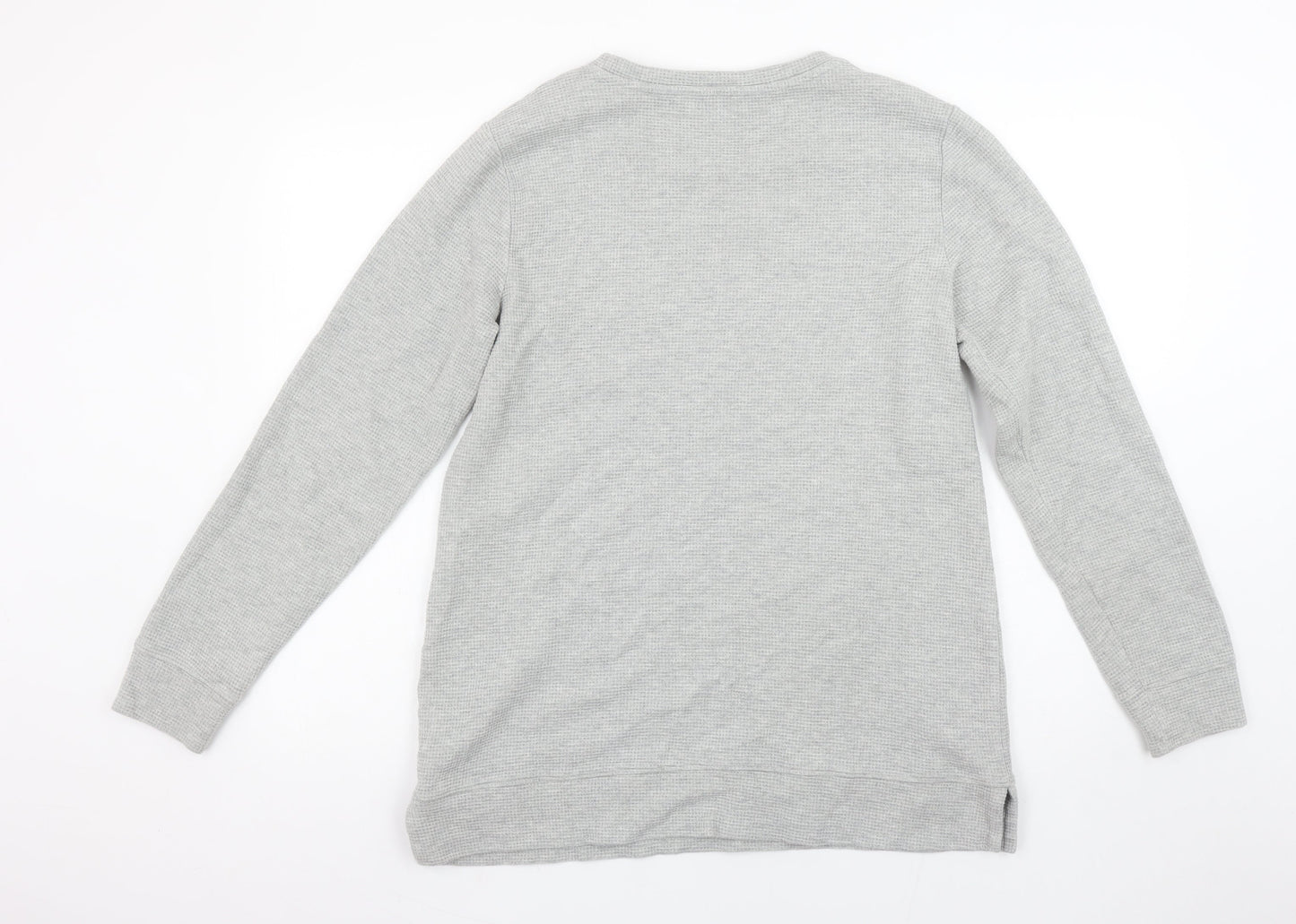 Lands' End Men's Grey Small Pullover Crew Neck Sweatshirt