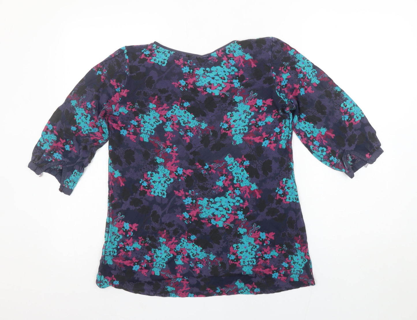 FatFace Women’s Multicoloured Floral Tunic Blouse Size 10