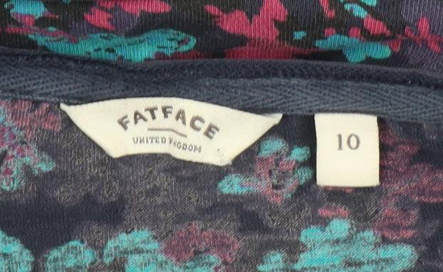 FatFace Women’s Multicoloured Floral Tunic Blouse Size 10
