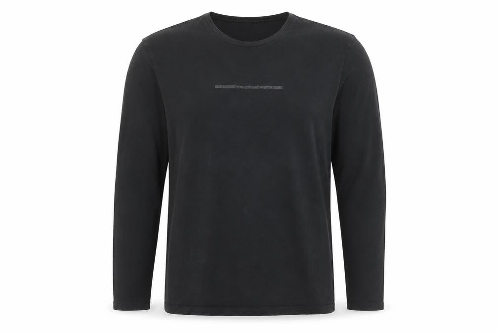 Calvin Klein Jeans Men's Black 2XL Long Sleeve Stretch T-Shirt