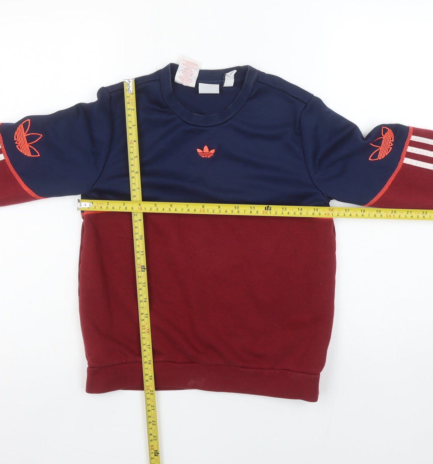 Adidas Girls Multicoloured 11-12 Years Crew Neck Pullover Sweatshirt