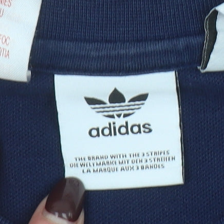 Adidas Girls Multicoloured 11-12 Years Crew Neck Pullover Sweatshirt