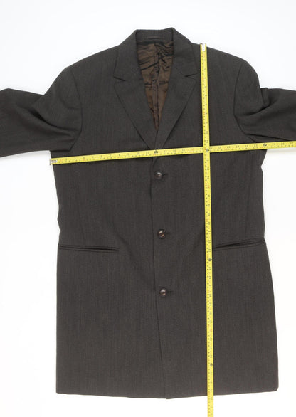 Hugo Boss Men’s Grey 42 Classic Wool Blazer Jacket
