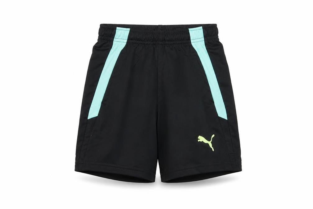 Puma Boys Black Athletic Activewear Shorts Size 7-8 Years Polyester