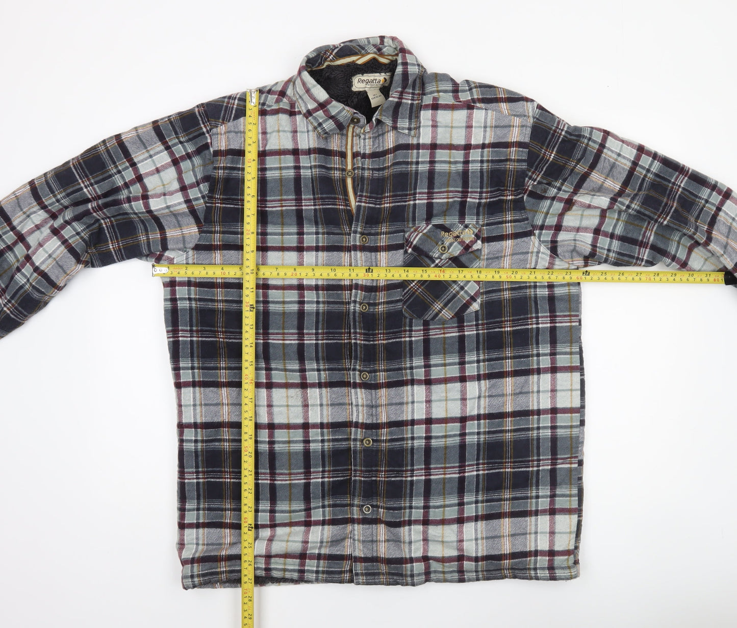 Regatta Men’s Multicoloured L Checked Lined Flannel Jacket