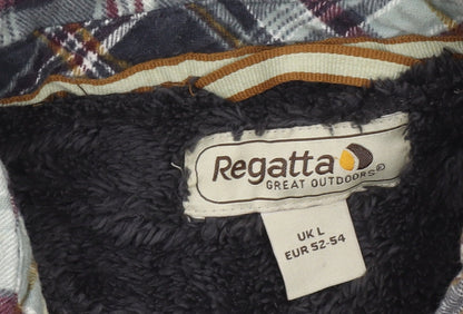 Regatta Men’s Multicoloured L Checked Lined Flannel Jacket