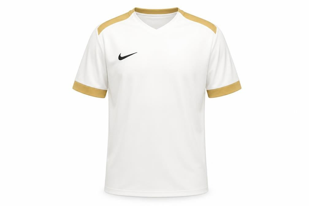 Nike Men White Dri-FIT Short Sleeve Athletic Jersey T-Shirt Size S