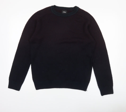 Burton Menswear London Men's Black Crew Neck Acrylic Jumper M