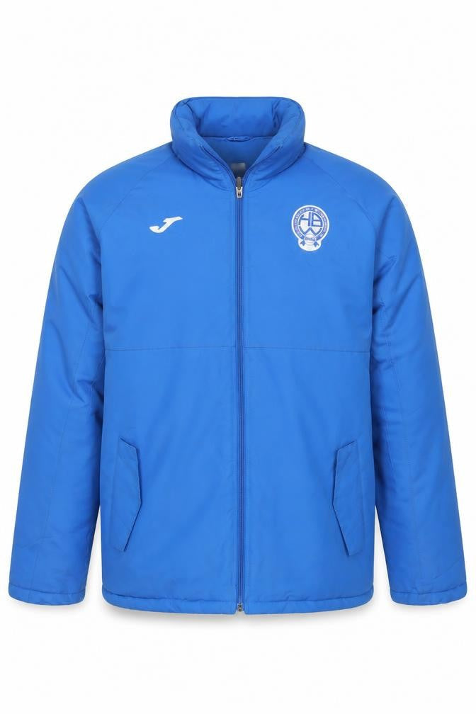 Joma Men's Blue Medium Puffer Jacket Winter Sportswear