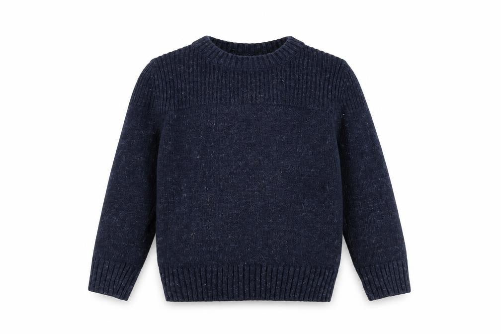 babyGap Boys Navy Blue Cotton Crew Neck Pullover Jumper 2 Years