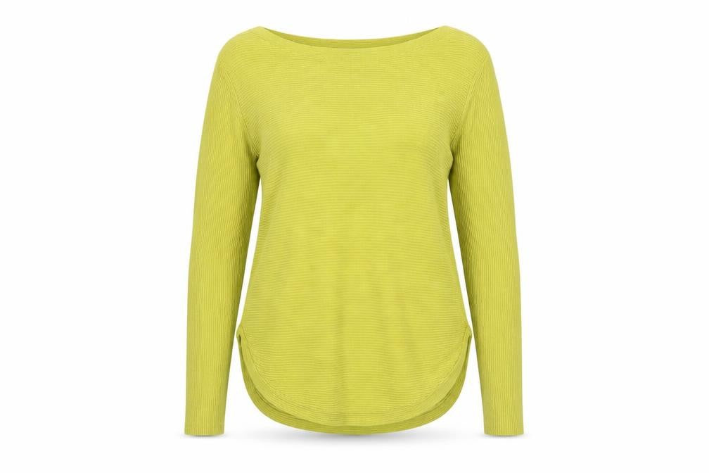 John Lewis Women’s Yellow Cotton Boat Neck Jumper Size 8