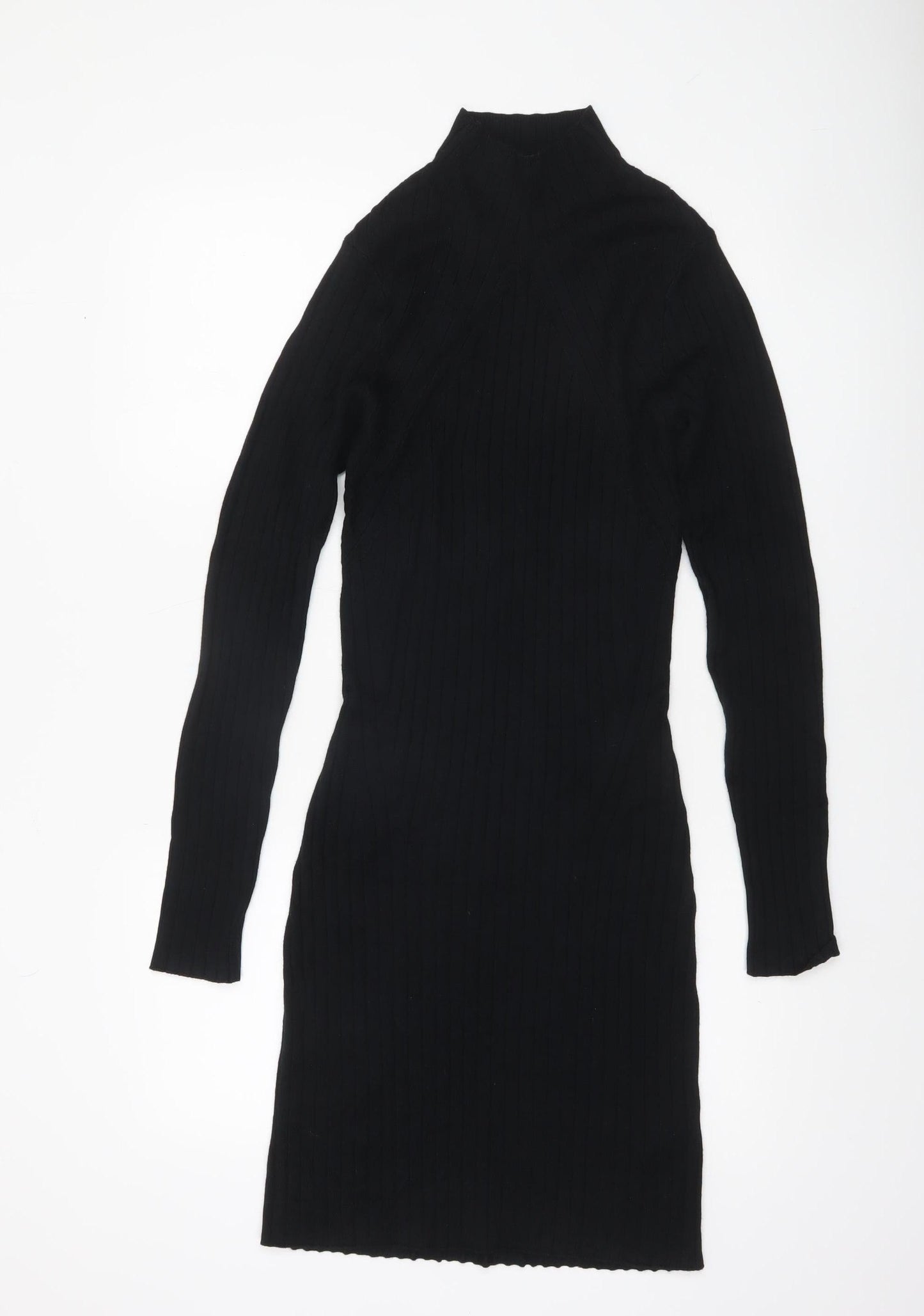 Abercrombie & Fitch Women’s Black Tall Bodycon Knit Dress Size M