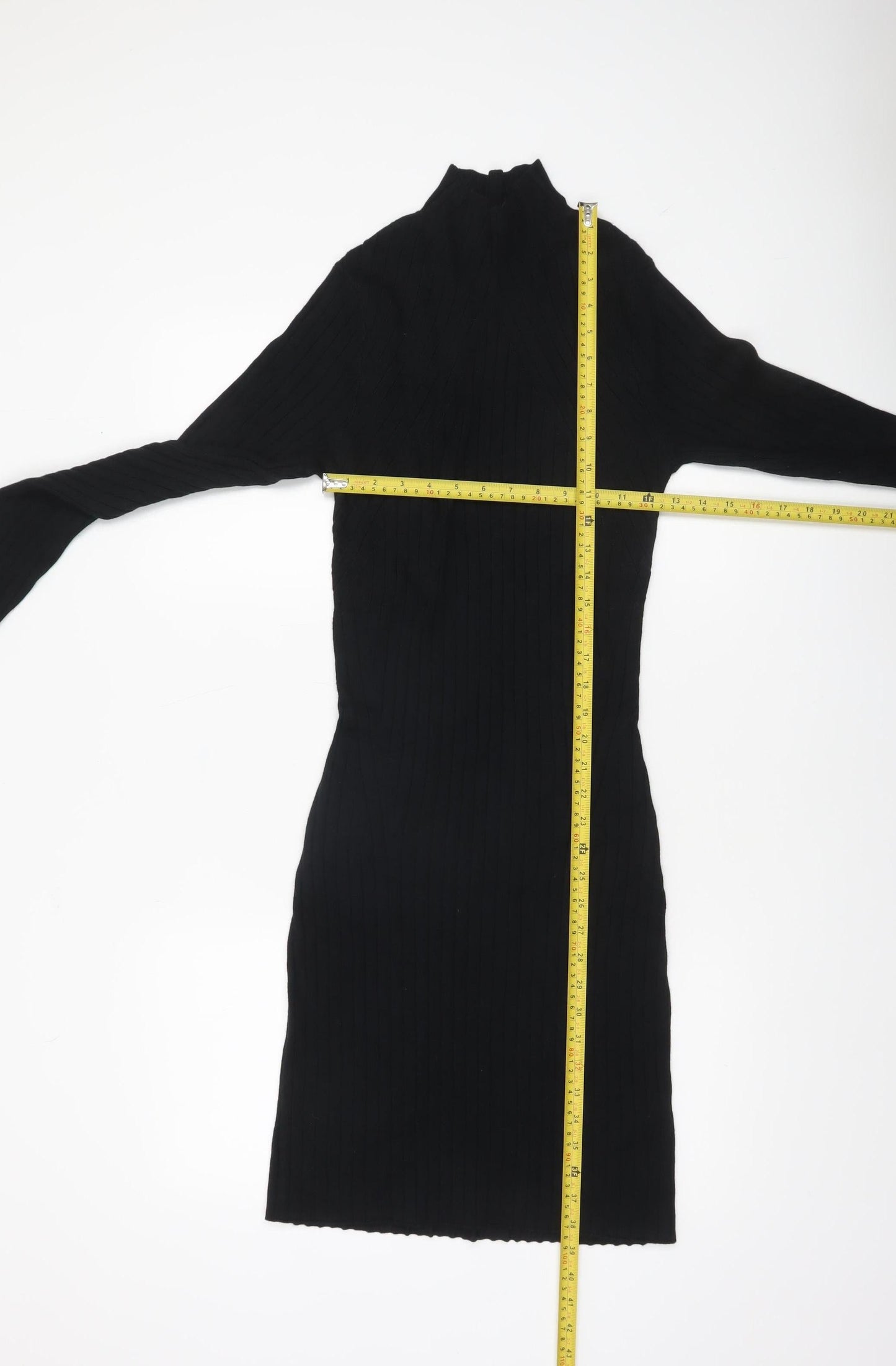 Abercrombie & Fitch Women’s Black Tall Bodycon Knit Dress Size M