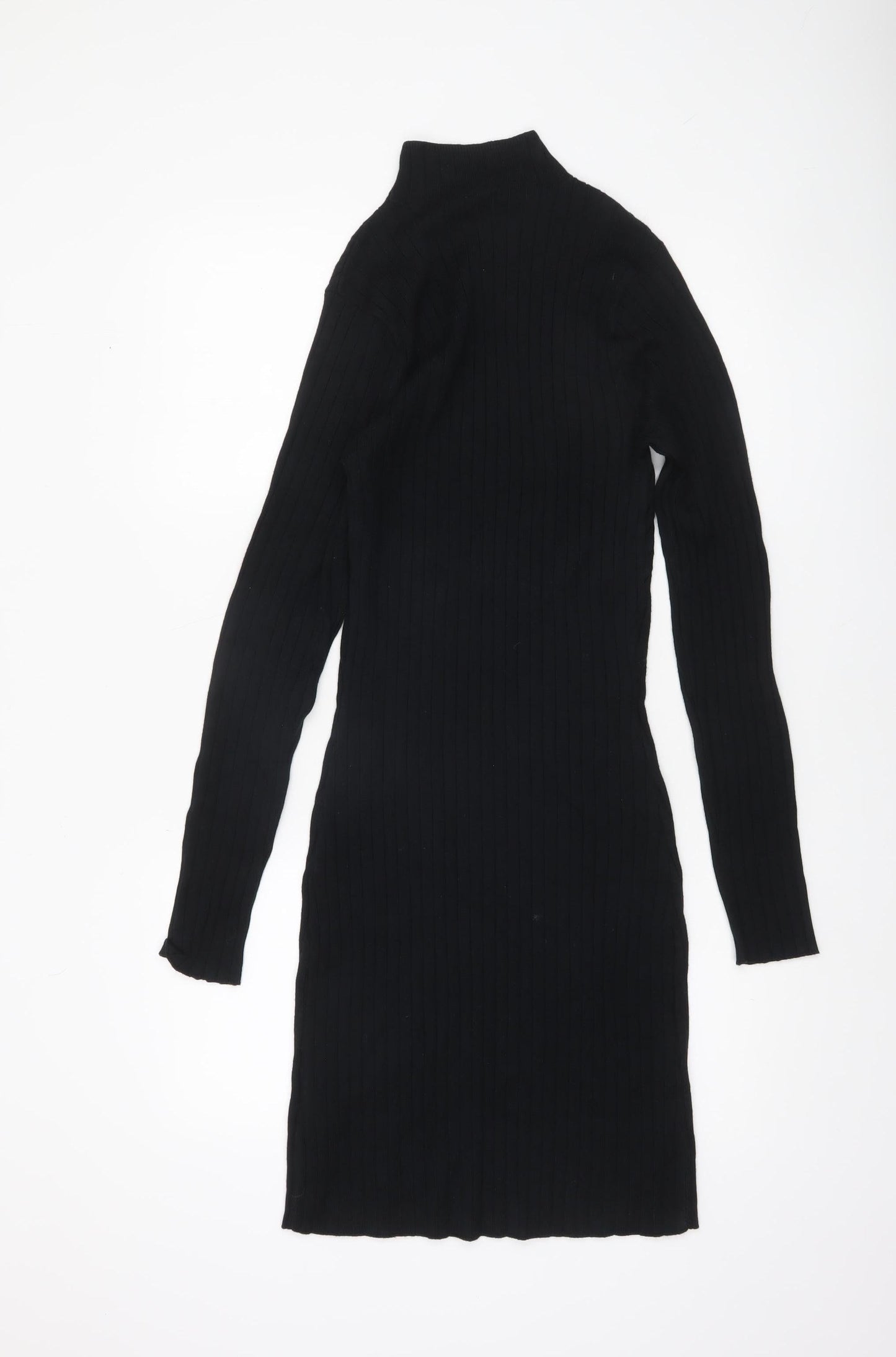 Abercrombie & Fitch Women’s Black Tall Bodycon Knit Dress Size M