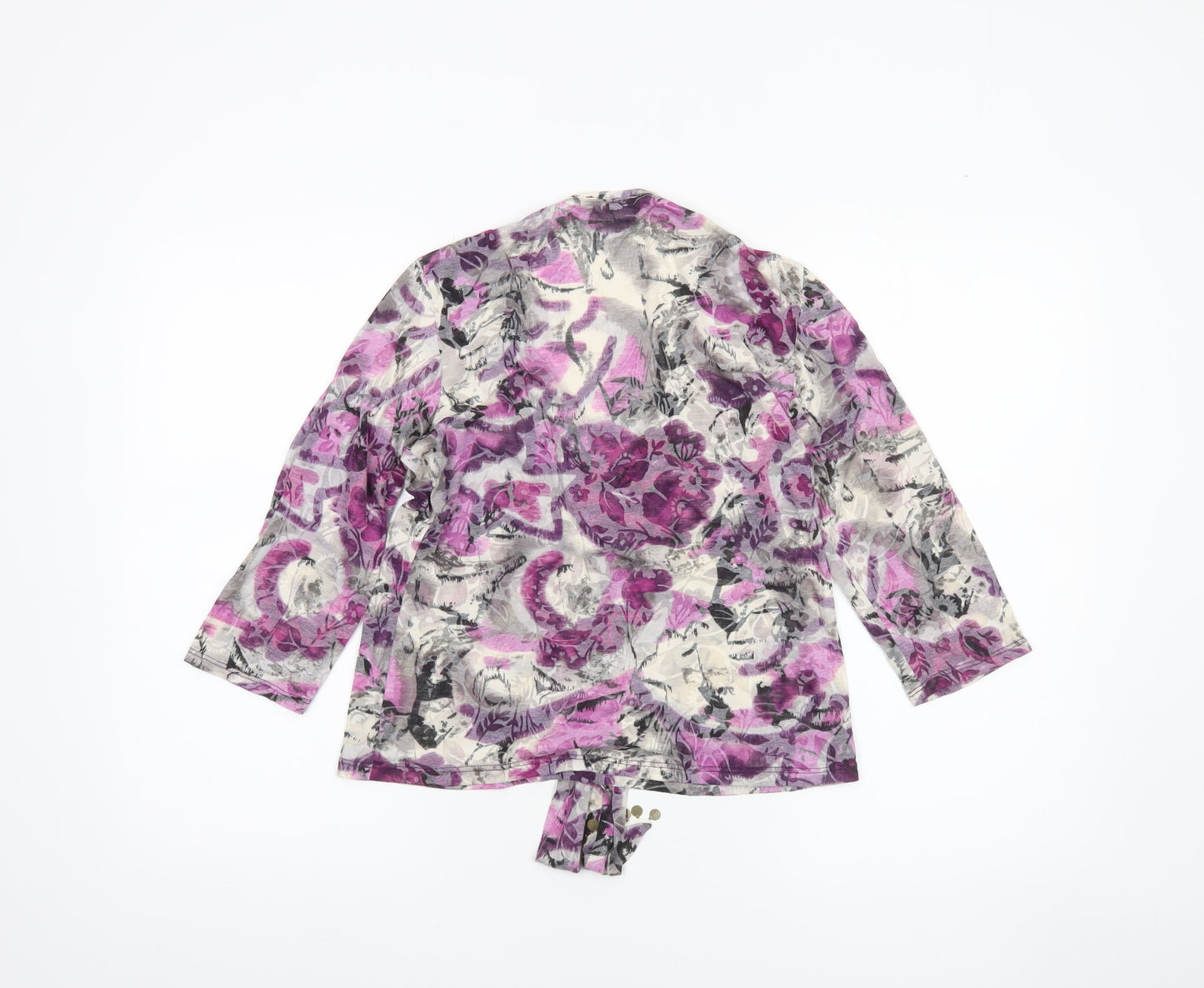 Marks and Spencer Per Una Women’s Multicoloured Floral Wrap Blouse Size 12