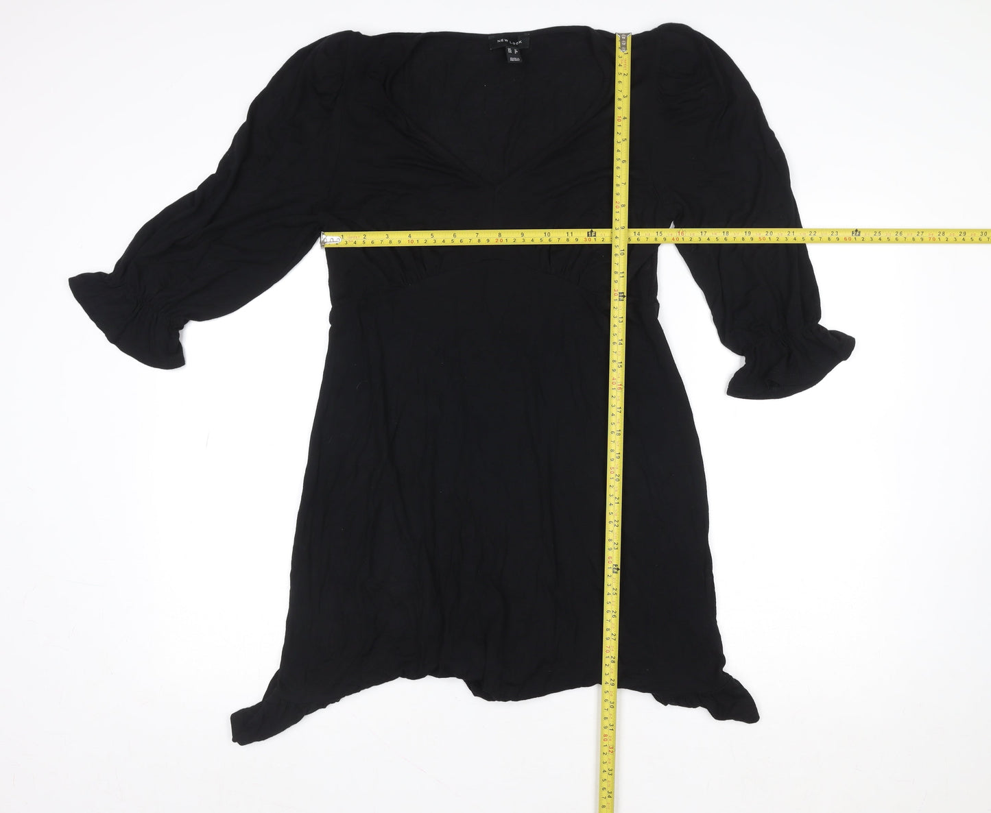 New Look Women’s Black A-Line Knee Length Dress Size 12