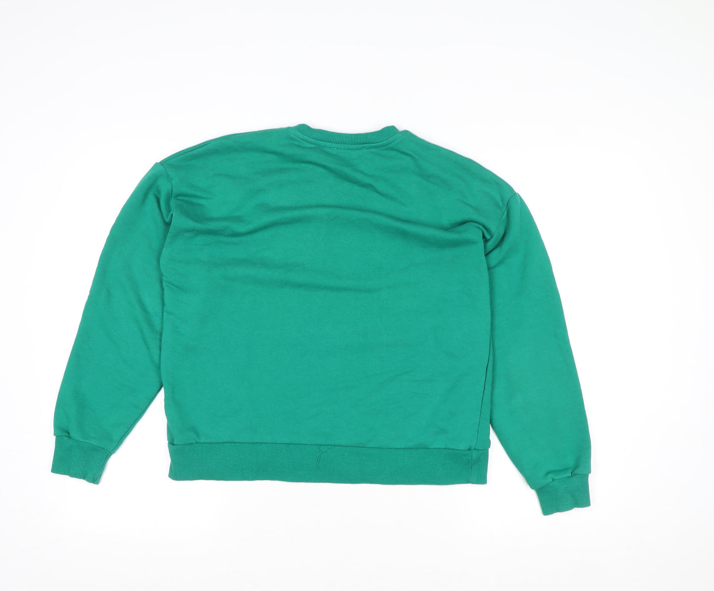 Stradivarius Womens Green Palm Springs Sweatshirt Size 12