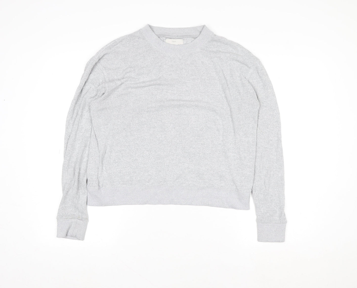 Next Women’s Grey Long Sleeve Crew Neck Jersey Top M