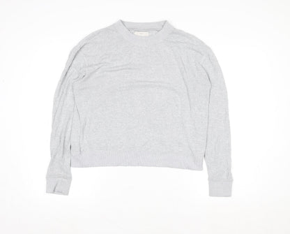 Next Women’s Grey Long Sleeve Crew Neck Jersey Top M