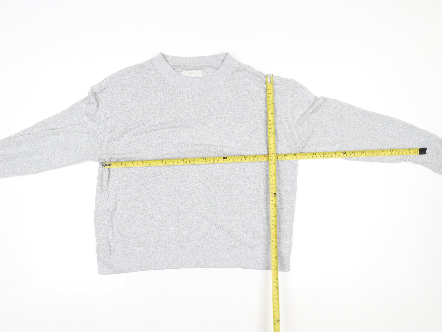 Next Women’s Grey Long Sleeve Crew Neck Jersey Top M