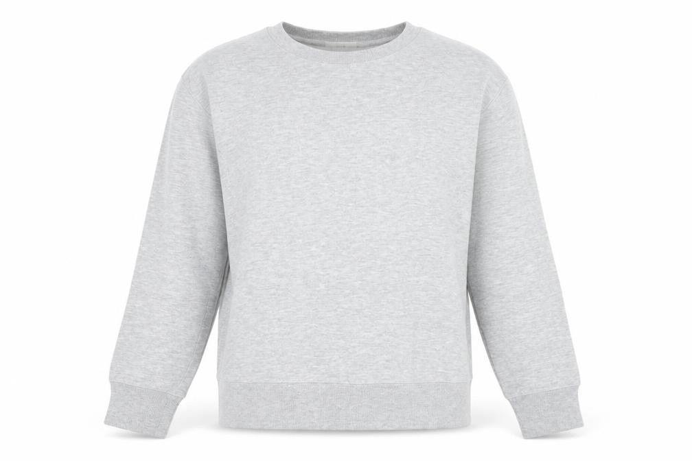 Baukjen Women Grey Small Pullover Sweatshirt 60% Cotton 40% Polyester