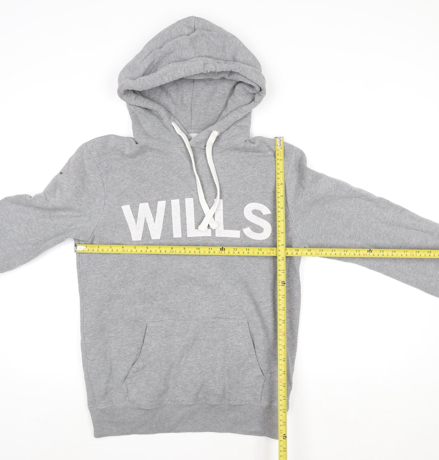 Jack Wills Womens Grey Pullover Hoodie XS Cotton Blend University Style