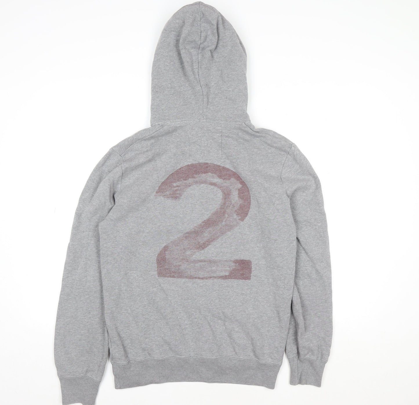Jack Wills Womens Grey Pullover Hoodie XS Cotton Blend University Style