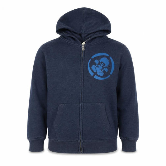 Saltrock Boys Blue Full Zip Hooded Fleece Lined Jacket 13 Years