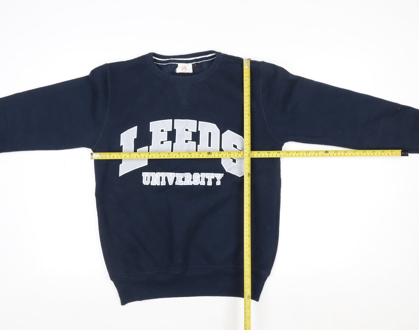 Advance Women's Navy Leeds University Pullover Sweatshirt Size S