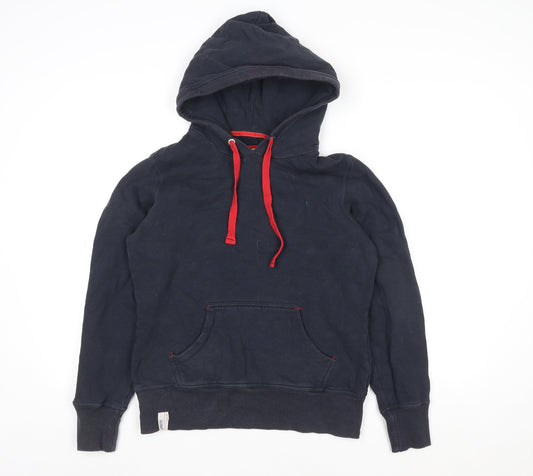 Musto Women's Navy Pullover Hoodie Size 12 Ocean Outfitters Print